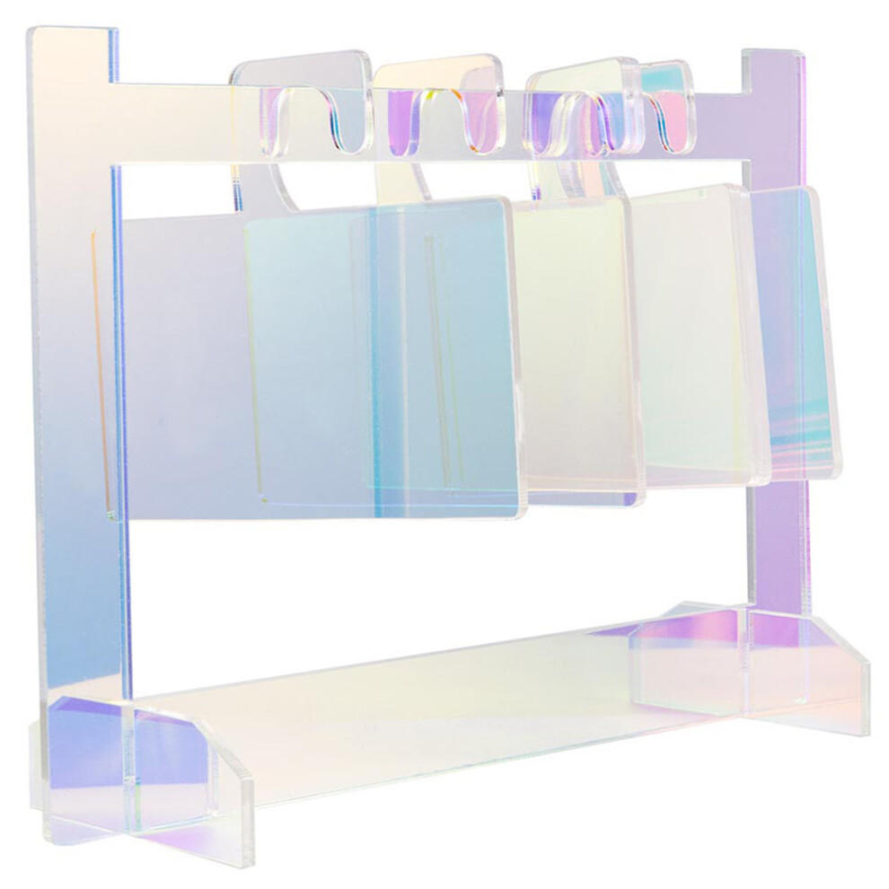 Solustre 3Sets Multi Practical Acrylic Nail Tips Stand Nail Art Display Board