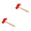2Pièces Jouets Marteaux En Bois Stable Pour Enfants 9
