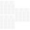 45Pcs White Mesh Plastic Canvas Sheets DIY Embroidery Cross Stitch Set 7