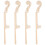 4Pièces Plaques De Doigt En Bois Clair Pour Violon 4/4 Durable 3