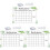 3Sets Clear Acrylic Dry Erase Boards Multi-Function Wall Memo Boards 4
