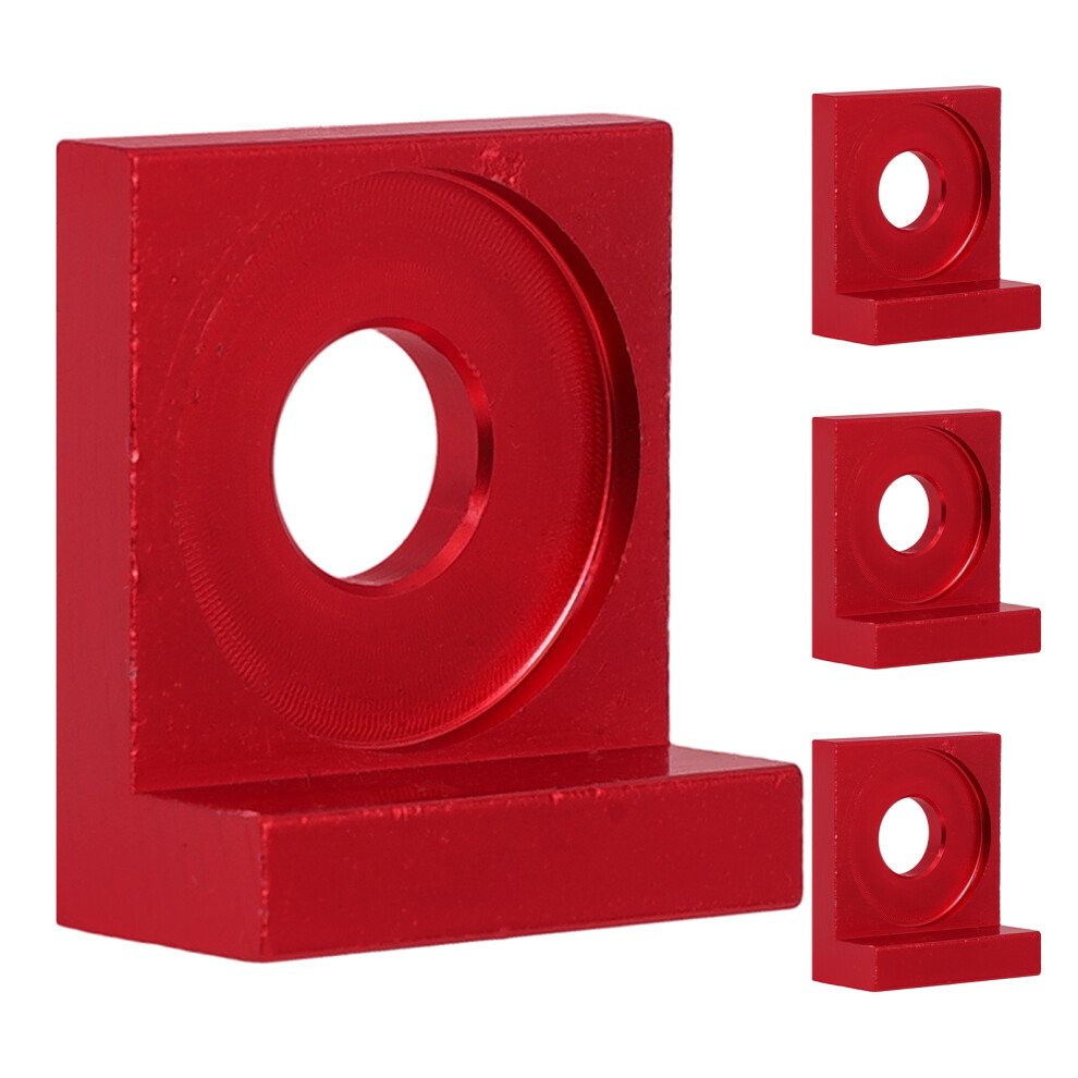 8Pcs Aluminum Motorcycle Chain Adjuster Blocks Cnc Precision Kit Red 3342071308027
