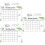 3Sets Clear Acrylic Dry Erase Boards Multi-Function Wall Memo Boards 8