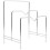4Pcs Smooth Edge Cutting Board Storage Rack and Pot Lid Holder 8