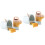 2Sets Portable Kids Beach Toy Sand Playing Tool Assorted 4