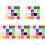 100Pcs Colorful Felt Cloths for DIY Crafting Kids Sewing and Patchwork 2