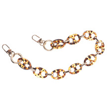 3Pcs Leopard Fashion Bag Chains Stylish DIY Handles for Tote and Purse