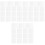 45Pcs White Mesh Plastic Canvas Sheets DIY Embroidery Cross Stitch Set 3