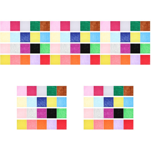 100Pcs Colorful Felt Cloths for DIY Crafting Kids Sewing and Patchwork 2