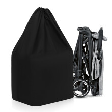 4Pcs Reinforced Black Stroller Bags for Travel and Airport Gate Check