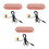 3Sets Acoustic Guitar Clip-on Pickup Portable Mini Microphone Adapter 8