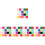 100Pcs Colorful Felt Cloths for DIY Crafting Kids Sewing and Patchwork 5