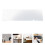 2Pcs Acrylic Keyboard Risers Tilted Computer Desk Stands 10