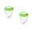 2Pcs Portable Plastic Critter Jar Green Magnifier Box 4