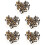250Pcs Golden Decorative Cat Eyes Durable Artificial Toy Accessories 5