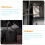 Foldable Car Trash Can Black Oxford Fabric Vehicle Garbage Bin 5