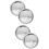 4Pcs Silver Aluminum Sheet Pan Accessory Pot Repairing Base 9