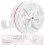 5Pcs Portable Mini Washing Machine White Smart Washer for Travel Use 10