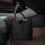 Foldable Car Trash Can Black Oxford Fabric Vehicle Garbage Bin 9