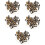 250Pcs Golden Decorative Cat Eyes Durable Artificial Toy Accessories 6