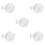 5Pcs Portable Mini Washing Machine White Smart Washer for Travel Use 4