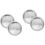 4Pcs Silver Aluminum Sheet Pan Accessory Pot Repairing Base 6