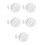 5Pcs Portable Mini Washing Machine White Smart Washer for Travel Use 5