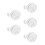 5Pcs Portable Mini Washing Machine White Smart Washer for Travel Use 7