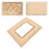 4Pcs Wood Tabletop Picture Frames Beige Creative Photo Holders 5