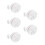5Pcs Portable Mini Washing Machine White Smart Washer for Travel Use 8