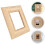 4Pcs Wood Tabletop Picture Frames Beige Creative Photo Holders 7