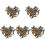 250Pcs Golden Decorative Cat Eyes Durable Artificial Toy Accessories 2