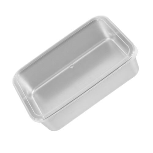 4Pcs Stainless Steel Baking Tray with Lid Silver Oven Safe 2