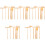 30Pcs Zen Garden Rake Tools Khaki for Desk Sand Tray Relaxation 3