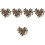 250Pcs Golden Decorative Cat Eyes Durable Artificial Toy Accessories 4