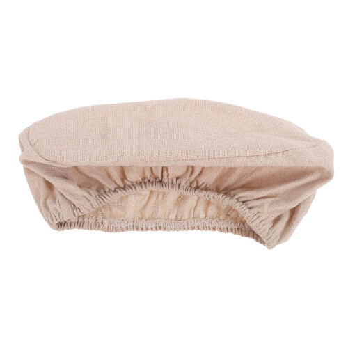 3Pcs Bread Basket Cloth Liner Cotton Linen Light Brown for Storage 1