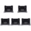5Pcs Black Metal Wall Mounting Camera Bracket Safe and Stable 4