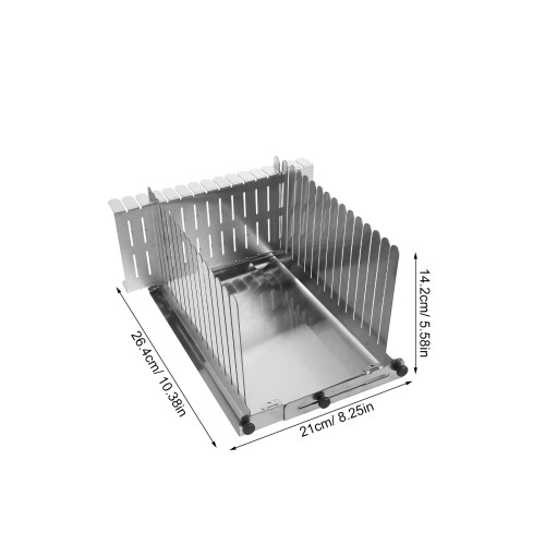 Manual Bread Guide Stainless Steel for Precise Kitchen Cuts 1