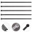 48Pcs Multicolor Kitchen Beverage Mixing Sticks 8