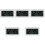 5Pcs Portable White Digital Clock for Car Dash Stick on Auto 5