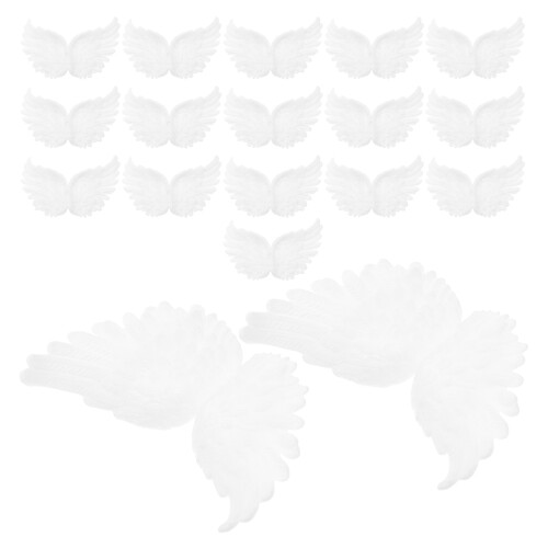 90Pcs Versatile Angel Wing Charms Plastic for DIY Party Outfits