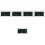 5Pcs Portable White Digital Clock for Car Dash Stick on Auto 6