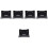5Pcs Black Metal Wall Mounting Camera Bracket Safe and Stable 6