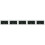 5Pcs Portable White Digital Clock for Car Dash Stick on Auto 11