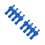 8Pcs Durable Blue Foosball Men Replacement with Home Use 7