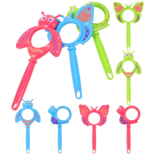 18Pcs Kids Handheld Plastic Magnifiers Assorted Colors for Outdoor Use 1