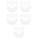 90Pcs Versatile Angel Wing Charms Plastic for DIY Party Outfits 7