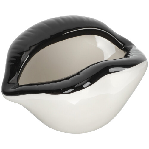 2Pcs Assorted Color Ceramic Lip Ashtrays for Tabletop and Home Storage 1