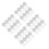 400Pcs Ps Jar Cap Liners White Foam Lid Liners for Kitchen Jar Sealing 10