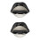 2Pcs Assorted Color Ceramic Lip Ashtrays for Tabletop and Home Storage 6